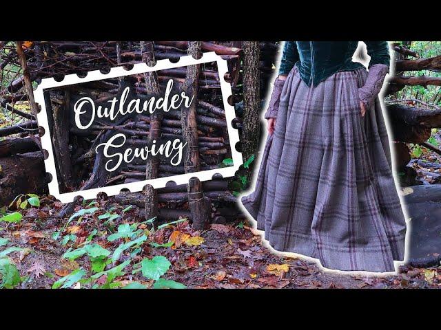 Quest to make a screen-accurate replica of Claire's Mist & Stone skirt in Outlander season one