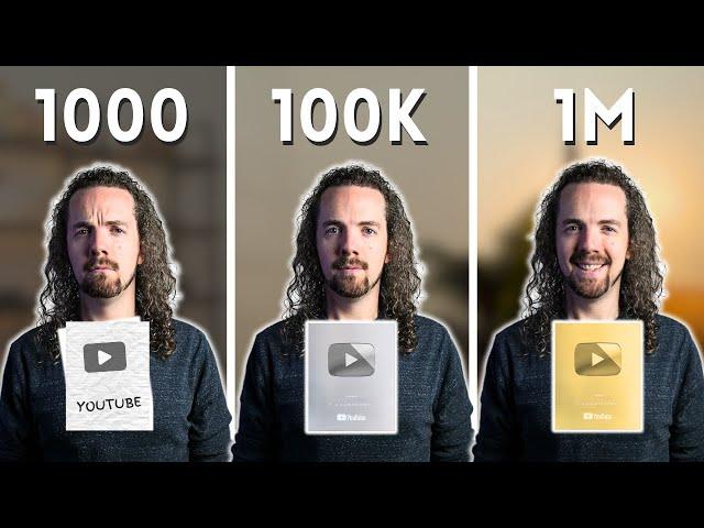 Life at 1000 vs 1,000,000 YouTube Subscribers