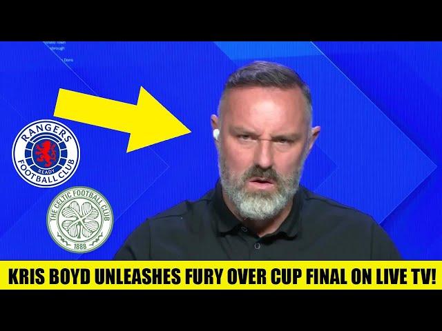 WATCH As Kris Boyd UNLEASHES FURY On Live TV After Rangers Were ROBBED!