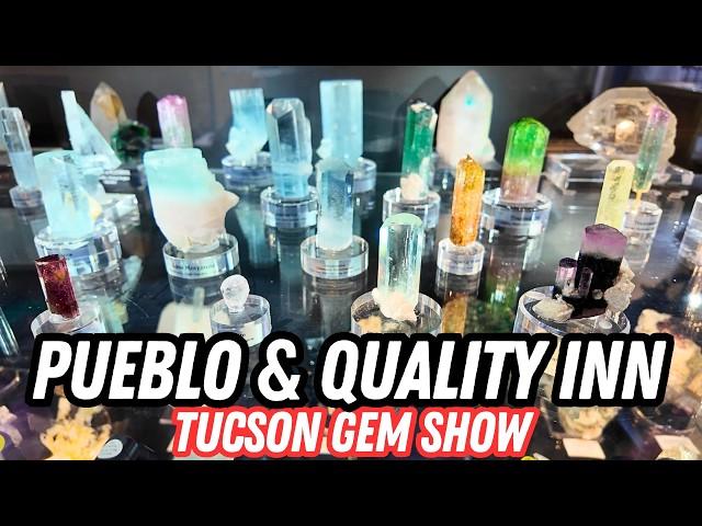 Tucson Gem Show Day 3 | Pueblo & Quality Inn/Motel Show | Crystal Shop with me!