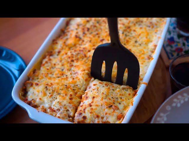 Halal Lasagna Recipe | Easy Minced Beef Lasagne | Hungry for Goodies