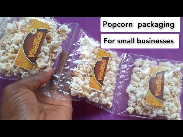 Popcorn packaging for small businesses