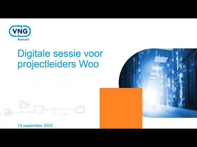 Digitale sessie voor projectleiders Woo 14-9-2022