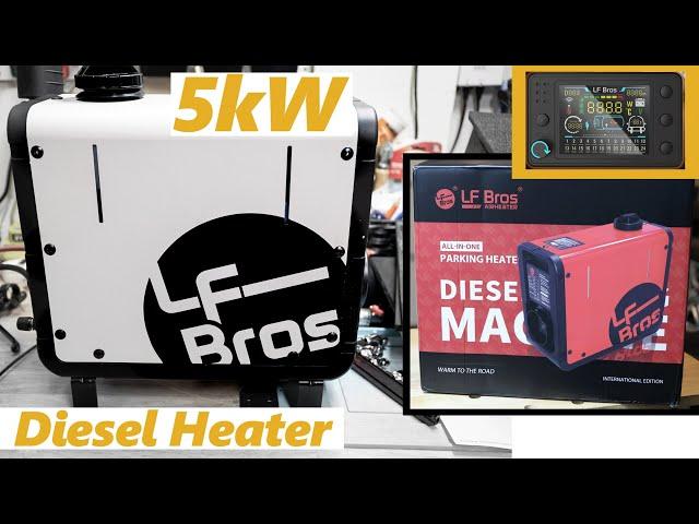 LF Bros N4 Diesel Heater 5kW  Can it keep my Jeep warm Winter Camping Let’s check it out!