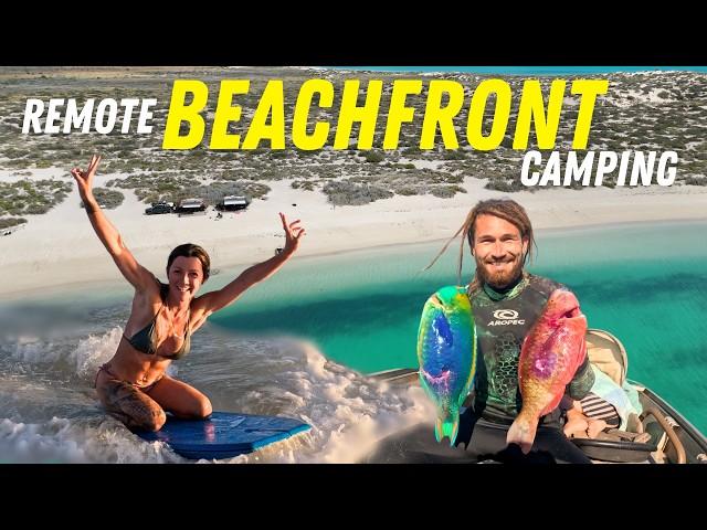 NINGALOO COAST ADVENTURE PART 1 - WINDERABANDI | Sharks | Spearfishing | Surfing