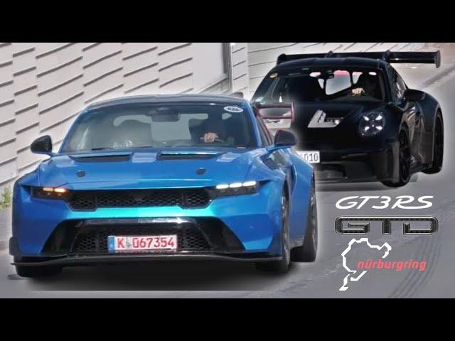 Porsche 911 GT3 RS vs Ford Mustang GTD A Battle of Track Titans