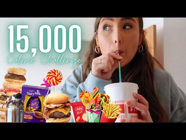 15,000 CALORIE CHALLENGE | Girl vs Food | Epic Cheat Day | UK