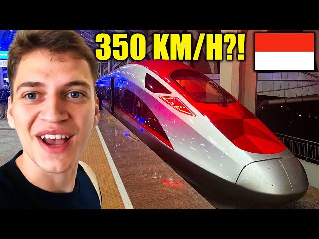 FIRST CLASS Bullet Train Jakarta To Bandung!  (BEST In ASIA?)