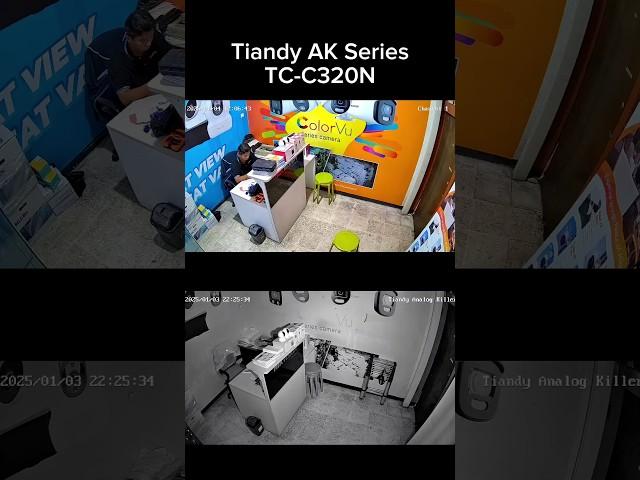 IP Cam Tiandy Analog Killer TC-C320N 2mp #cctv #cctvindonesia #tiandy