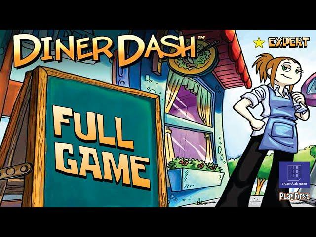 Diner Dash (PC) - Full Game 1080p60 HD Walkthrough - No Commentary