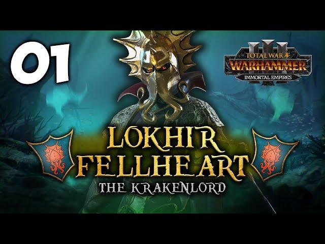 THE KRAKENLORD RISES! Total War: Warhammer 3 - Lokhir Fellheart - Dark Elves [IE] Campaign #1