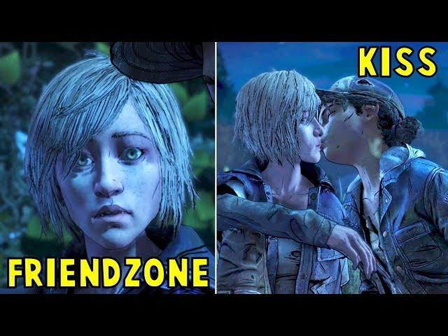 Clem Friendzone vs Kiss Violet ROMANCE -All Choices- The Walking Dead The Final Season Episode 2