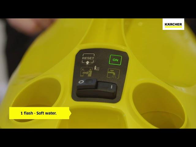 Karcher SC3 Steam Cleaner - Set The Water Hardness Level