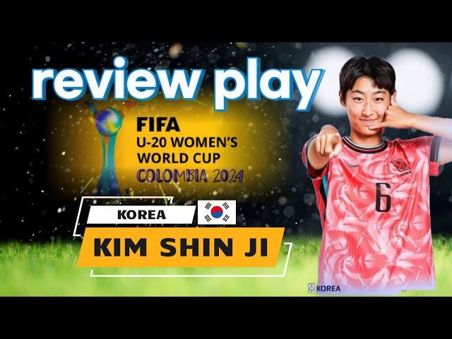 Kim Shin ji, midfielder of the Korean women's national soccer team