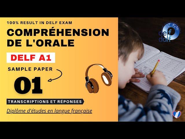 DELF A1 - Compréhension de l'orale [No. 01] | Listening Practice Test Online | French 'N' You