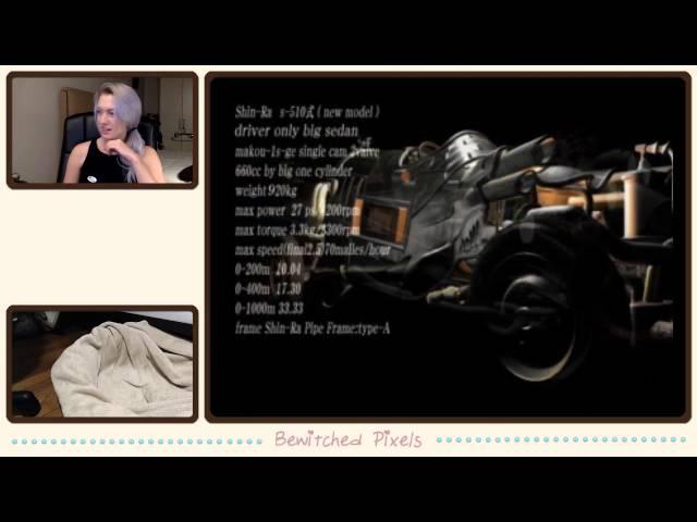 Shinra Automotive Video...and Ed sitting on Pixel lol