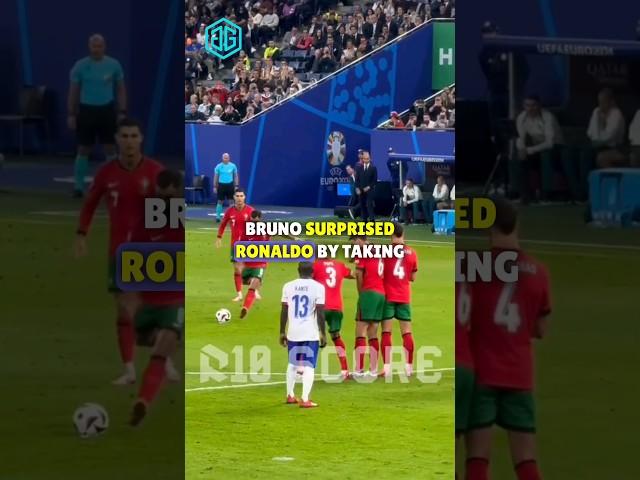 BRUNO FERNANDES REFUSED TO LET CRISTIANO TAKE IT 