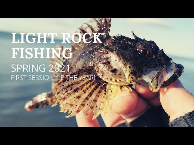 Light Rock Fishing - Spring 2021 - First Session Of The Year!