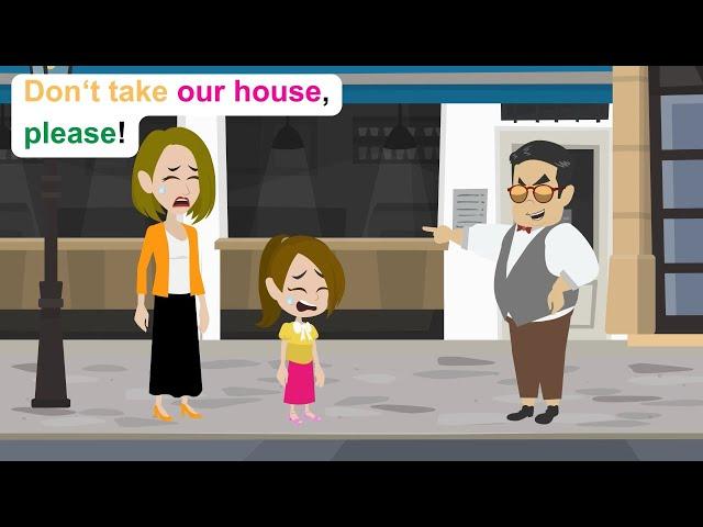 Ella becomes a homeless girl - English Funny Animated Story - Ella English