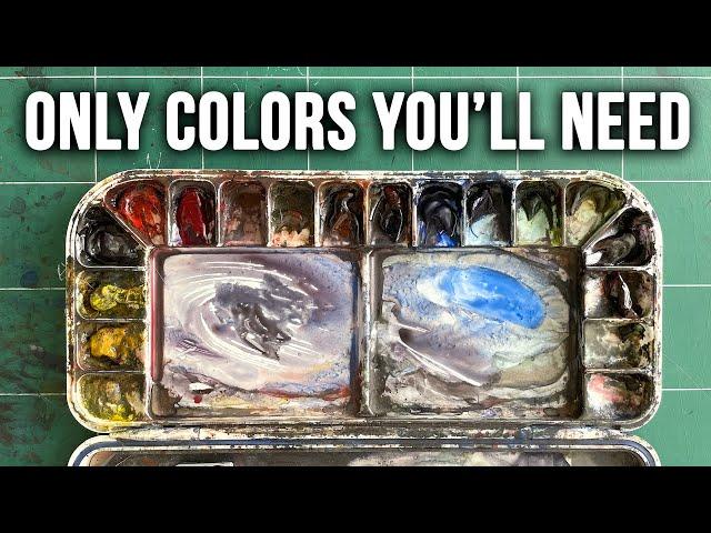 The ONLY colors you'll ever need | Palette Set up & Tips!