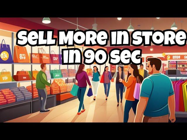 How To Sell More In Your Retail Store in 90 seconds