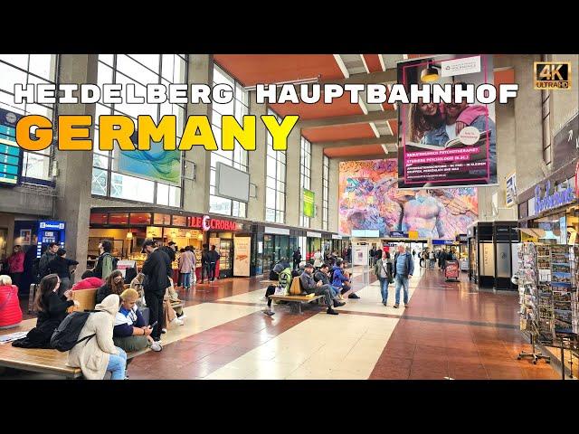 Walking Experience From Hotel To Main Train Station | Heidelberg, Germany | 4K