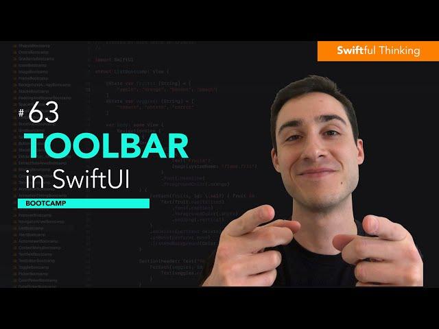 How to use Toolbar in SwiftUI | Bootcamp #63