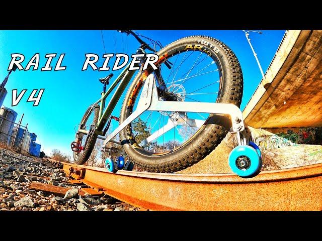 RAIL BIKE - Version 4 - We figured it out - The Trail-2-Rail Rider - Building my own railbike