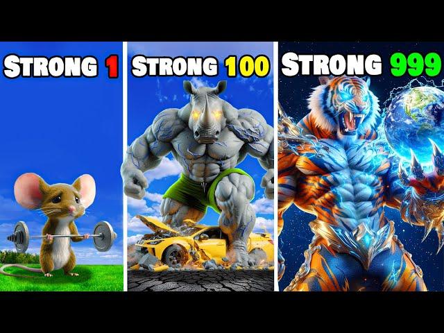 Weakest To STRONGEST ANIMALS