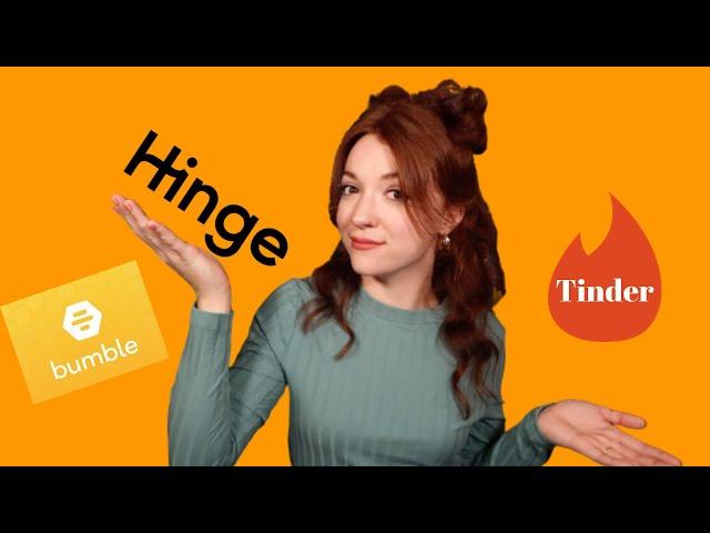 I tried the BEST dating apps so you didn't have to | Tinder, Hinge, & Bumble Review