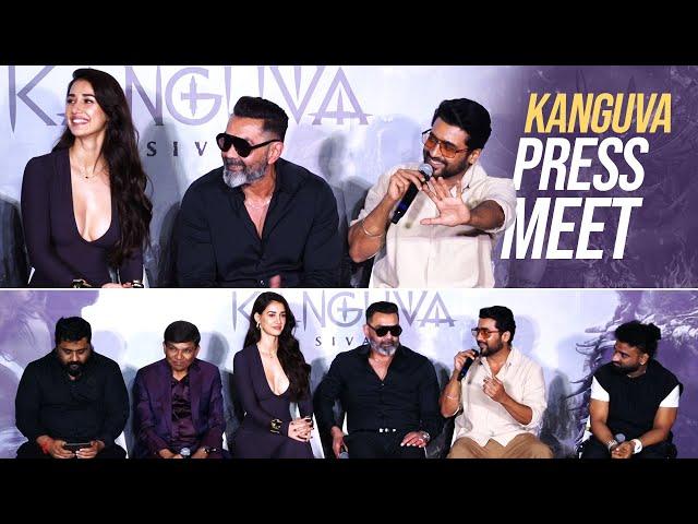 Kanguva Movie Press Meet In Mumbai | Suriya, Bobby Deol & Disha Patani | Manastars