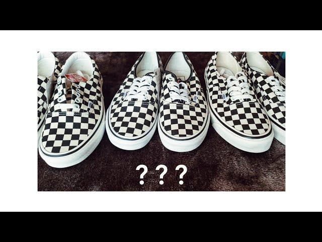 Vans checkerboard comparison - Era vs. Authentic vs. 44Dx