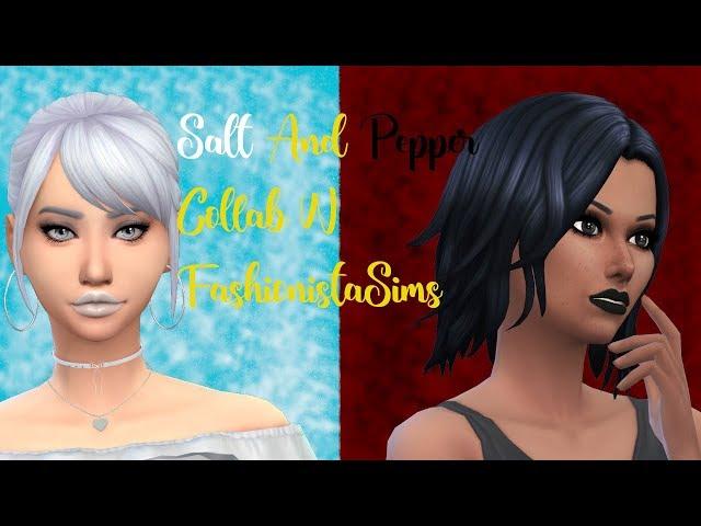 The Sims 4 Salt And Pepper Collab w/ FashionistaSims