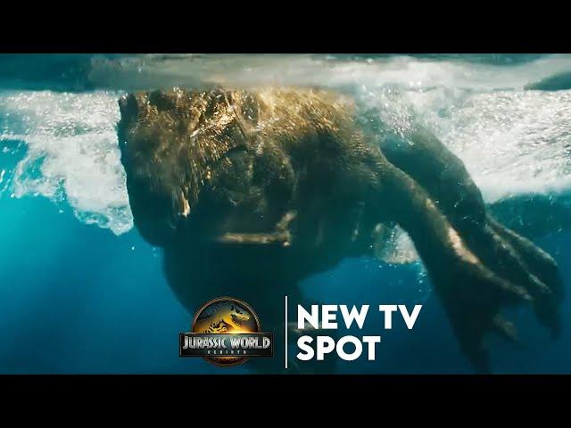 NEW TV SPOT (NEW Spinosaurus Clips!) | Jurassic World Rebirth