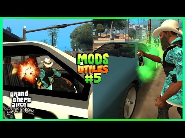 10 MINUTOS DE MODS "ÚTILES" PARA GTA San Andreas | LaSKiMods