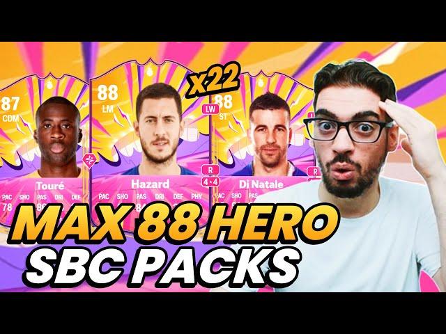 22x MAX 88 HERO UPGRADE SBC PACKS! EAFC 25 Ultimate Team