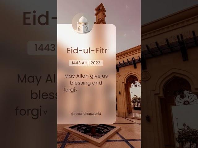 Eid-Ul-Fitr/#rtnandhusworld #eidulfitr #shorts
