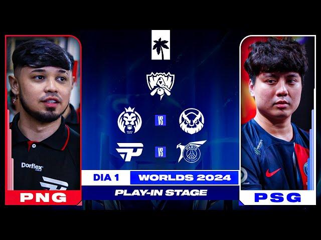 LIVE COMPLETA: WORLDS - MDK x VKE | PNG x PSG