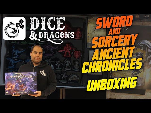 Dice and Dragons - Sword and Sorcery Ancient Chronicles All In Wave 1 Unboxing