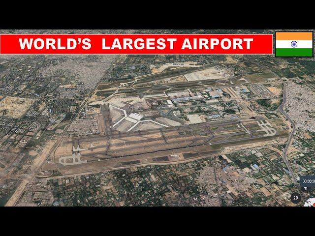 World's largest airport in India | IGI Airport expansion | Papa Construction