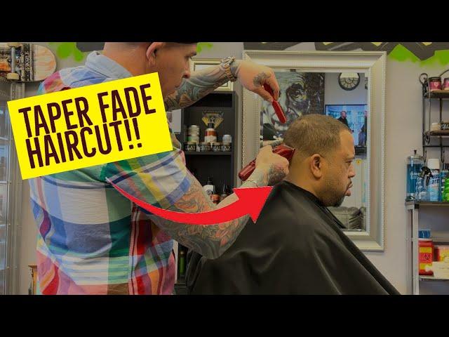 How To Do A Taper Fade Haircut Tutorial By Thomas Baca Barber