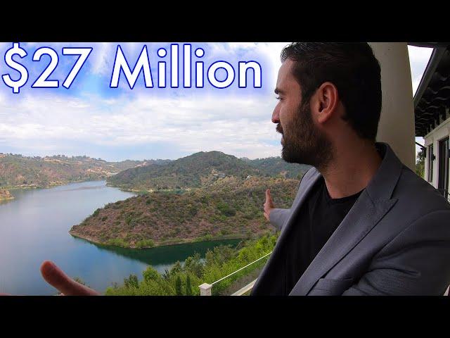 INSANE Bel Air Mega MANSION TOUR with Panoramic lake views - $27 Million