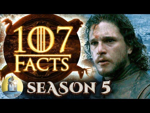 107 Game of Thrones Season 5 Facts YOU Should Know (@Cinematica)