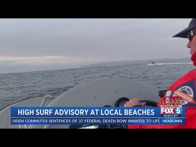 Watch: San Diego lifeguards ready for Christmas Eve swell