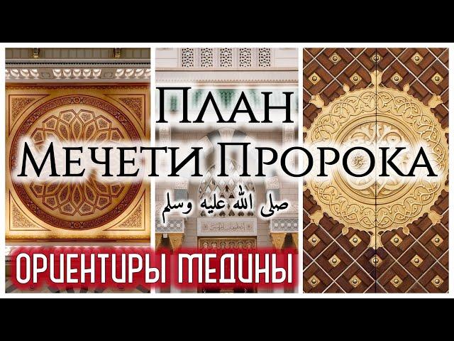 Обзор плана «Пророческой мечети» (Ориентиры Медины)