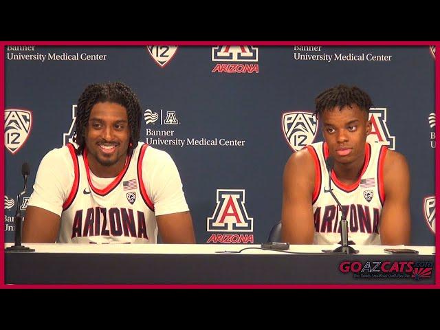 Cedric Henderson & Adama Ball talk after Arizona's exhibition win | GOAZCATS.com video