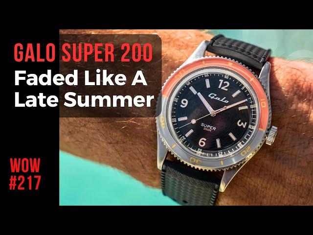 Galo Super 200 – Skin Diver On a Budget With Something Special  // Watch of the Week. Review 217