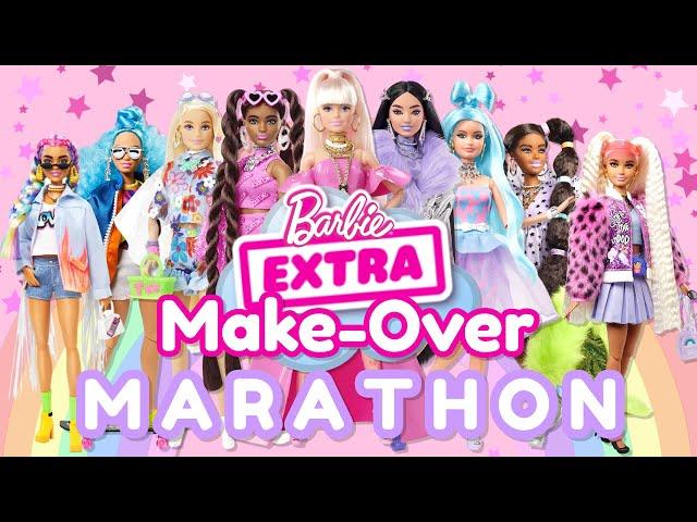 Barbie EXTRA ⭐⭐ Make-Over MARATHON! 15+ Hair Tutorials & Lookbooks!