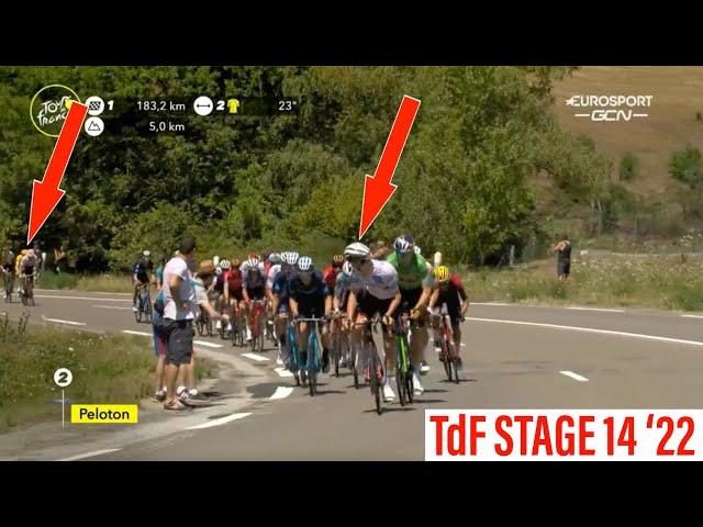 Pogačar ATTACKS Vingegaard At 180k | TdF Stage 14 '22 | The Butterfly Effect