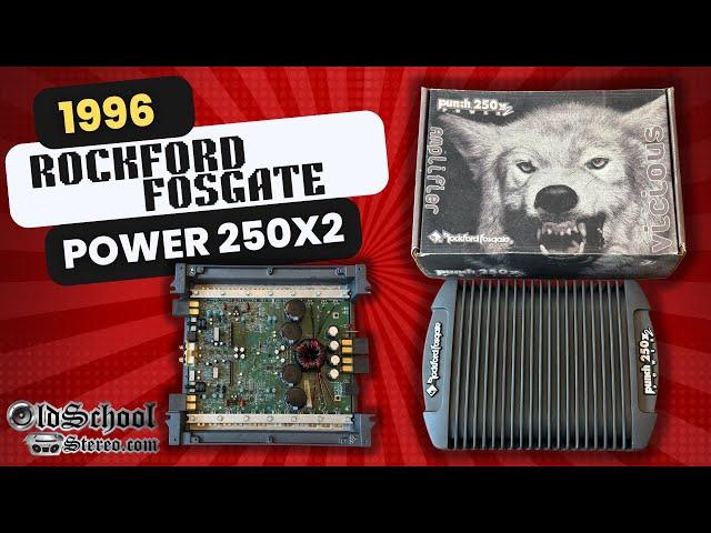 1996 Rockford Fosgate Power 250x2 Amp Dyno Test and Review